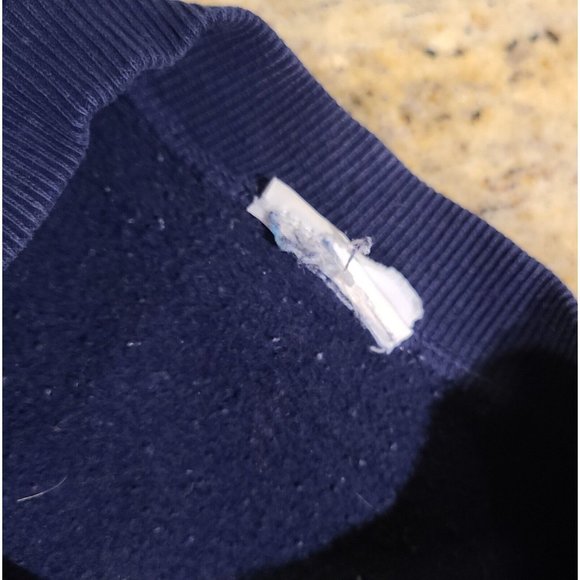 Vintage Size M L ? Planet Hollywood Dallas Sweatshirt Blue Red Embroidered - Picture 9 of 14